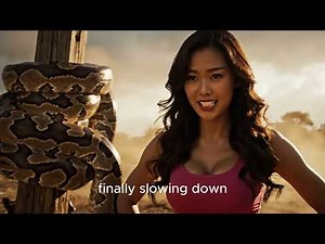 Giant Python Attacks Again – But Pink Girl Won’t Run!