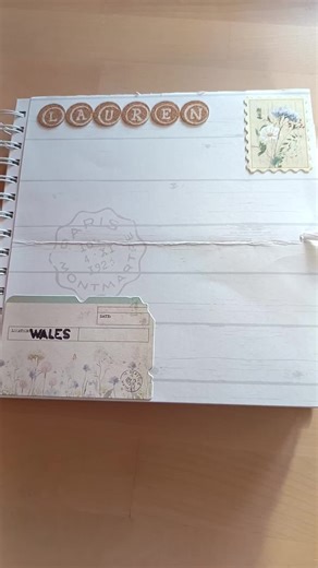 Page 2 - a check in page! Follow to join us on this journey! #travellingjournal #sisterhoodofthetravelingjournal #junkjournal #junkjournaling #junkjournalwithme