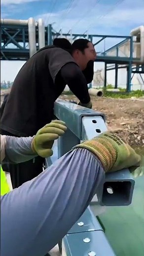 Bridge guardrail#installation