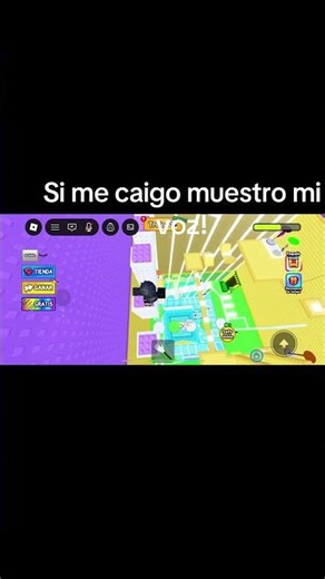 Si me caigo muestro mi voz mi cuenta de Ricky toca se llama Ian pc