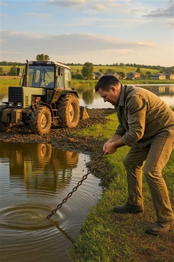 The tractor driver was digging the ground near the river when suddenly the plow hit something hard: When the man pulled out the find, he was shocked by what he saw 😱😱 In a remote village, where life had always been difficult, people suffered most from one great problem — the lack of clean water. In summer the wells dried up, and in winter the old pipes froze, forcing people to melt snow. After numerous complaints, the government finally decided to bring a central water supply to the village. T