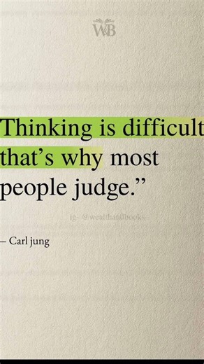 Why Most People Judge Instead of Think | Carl Jung Psychology