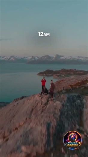 The Land Where the Sun Never Sets 🌍 🌞| Midnight Sun Explained #shorts #universe #earth