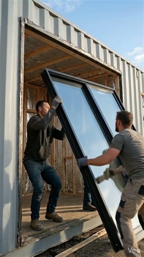 They Built This Minimalist Container Home (Slow Cinema) ✨ #tinyhouse #beforeandafter #containerhome