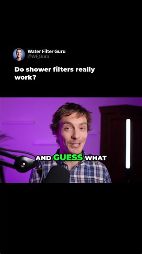 Watch my full video to learn why so many people's shower filters aren't actually helping them at all.