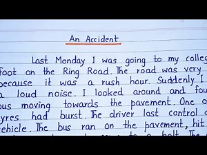 Essay on An Accident in English || Paragraph on An Accident in English || #extension.com