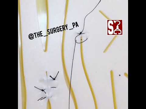 la Suture pour les nuls - techniques: surjet passé