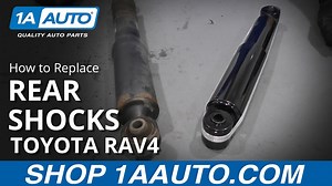 How to Replace Rear Shock Absorbers 2006-18 Toyota RAV4