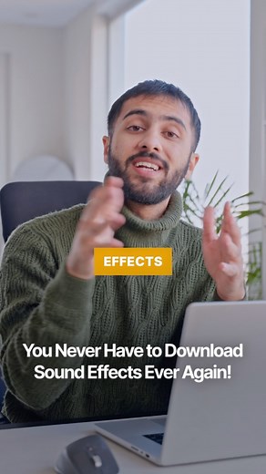 Saifullah Khan on Instagram: "End the hassle of downloading sound effects. In this quick tutorial you’ll learn the easy way of sound designing your videos. Enjoy!"