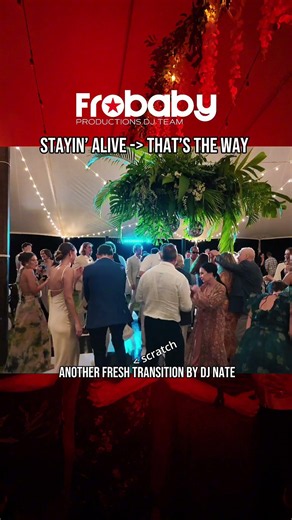 Hawaii DJ Scratch transition: stayin alive ➡️ that’s the way #hawaiiweddingdj #frobabyproductions