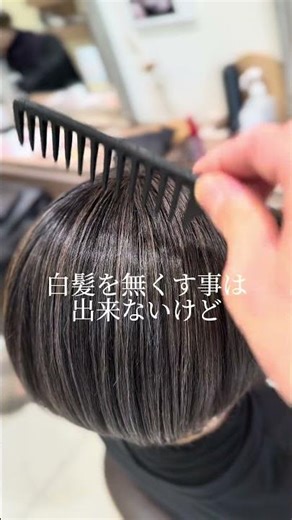 白髪が伸びてきたら白髪染め？ #脱白髪染め #脱白髪染めハイライト #白髪ぼかしハイライト #白髪ぼかし #白髪染め