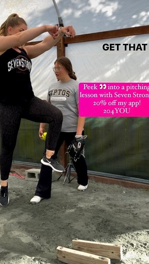 13K views | A minute in a pitching lesson with Coach Kim! This is the type of softball pitching instruction you will get on my app! Sign up today, link is in bio! A few more 20% off codes available: 204YOU #softball #pitching #pitcher #baseball #pitchinglessons | Seven Strong Softball | Facebook