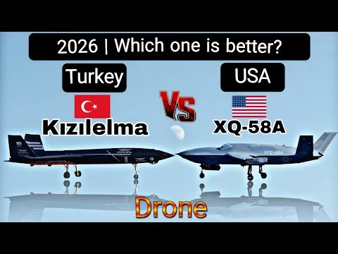 XQ-58A Valkyrie 🇺🇸 vs Kızılelma 🇹🇷 | Loyal Wingman Drone Comparison 2026