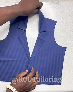 How to make a collar and lapel in one piece Part 4 | ROL Tailoring