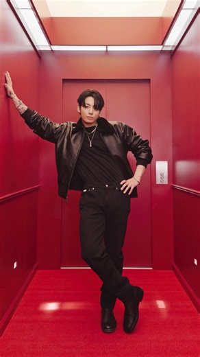 Calvin Klein on Instagram: "Which floor you headed to? ​ @mnijungkook serves it up in the elevator. From shearling-trimmed leather to statement denim. ​ Directed by @ofbecomingus. Discover the campaign on CalvinKlein.com"