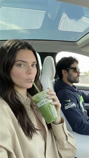 Kendall and SLOPAXO broke the internet at Super Bowl LX #shortsfeed #nanobanana #trending
