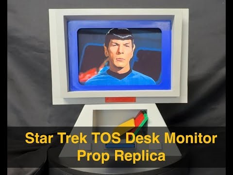 Star Trek TOS Desk Monitor from Forge of Fandoms