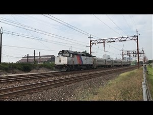 NJ Transit HD 60fps: EMD F40PH-2CAT 4119 & F40PH-3C 4909 Running Around Hoboken Division (8/17/18)