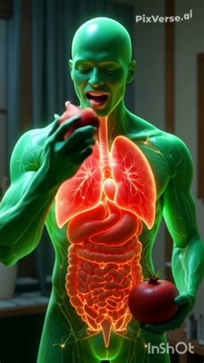 #3danimation #humanbody #eating