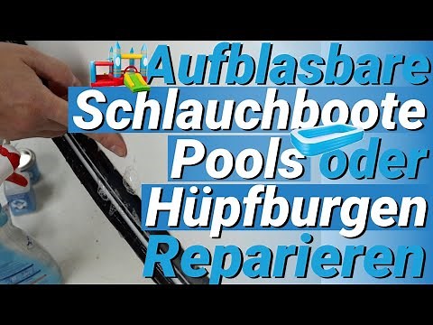 Löcher im Schlauchboot? Hier die Reparaturanleitung mit Langzeiterfahrung.