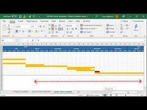 076 Gantt Chart weeks