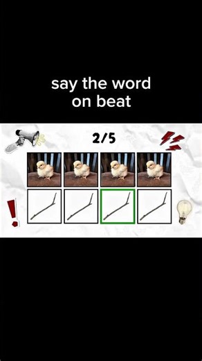 Say The Word On Beat. #game #shorts