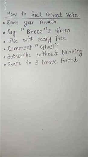 how to get ghost voice #english #writing #viral