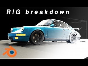 Blender easy car rig / CG breakdown / tutorial teaser