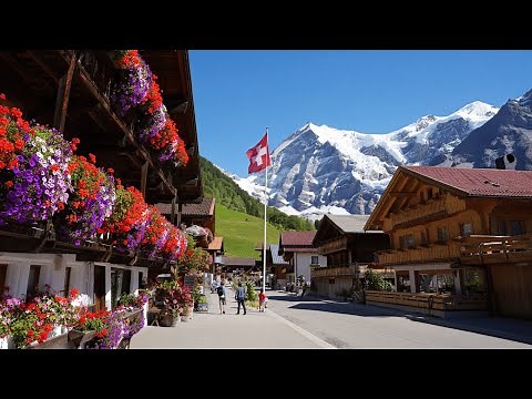 Grindelwald, Switzerland 🇨🇭 – Most Beautiful Village in the Swiss Alps 4K | Walking Tour