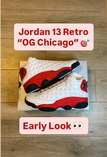 Early look at the Jordan 13 Retro “OG Chicago” 🎯 Releases Saturday March 14th 📆 www.gatecitystreetwear.com #sneakers #jordan #jordan13