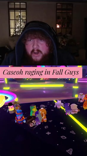 Caseoh raging in Fall Guys #caseoh #fyp #fallguys #rage #gaming #funny @caseoh