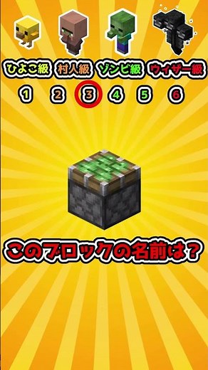【全問正解出来たら神】マイクラクイズ！意外と分からないかも？ブロック編Part6#マイクラ #クイズ #暇つぶし #ゲーム