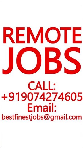 REMOTE JOBS- JOB VACANCIES, WE ARE HIRING, WORK FROM HOME , ONLINE JOBS, JOBS for HOUSEWIVES, GIRLS