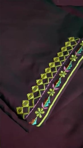 Punjabi suit Machine work design #machineworks #design #punjabisuit #trending #beautiful