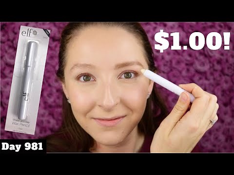 elf Shape and Stay Wax Pencil in Clear Review | Dollar Tree Find