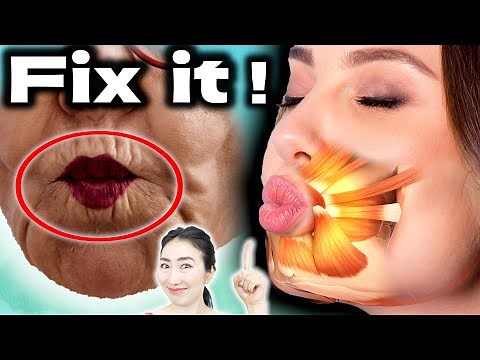 Pucker lips 1 Minute a Day Removes Nasolabial Folds, Mouth Wrinkles and Marionette Lines