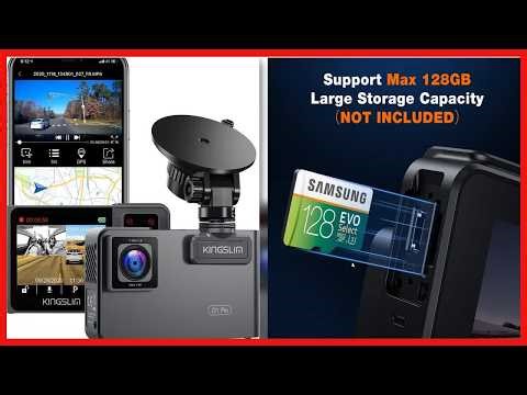 Kingslim D1 Pro Dual Dash Cam Review Ultra HD Front and Cabin Coverage with Smart Features