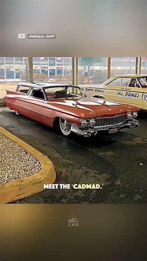 𝗟𝗔𝗦 on Instagram: "CadMad, a one-of-a-kind 1959 Cadillac Eldorado Brougham transformed into a sleek two-door wagon, is a masterpiece 16 years in the making. Built by Super Rides by Jordan, it boasts a twin-turbo 632ci V8 engine delivering over 1,000 horsepower. With custom bodywork, a Nomad roof, and a luxurious interior, CadMad clinched the 2019 Ridler Award, honoring the late Steve Barton's visionary dream. . . 🎥 Credits: @its_jalopy_jeff . . #customcars #carsofinstagram #carporn #hotrod #