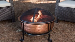 Fire Sense 01775 Performance Series Patio Heater With Wheels 50,000 BTU Output Electronic Ignition System Portable Outdoor Propane Heater - Unpainted Stainless Steel