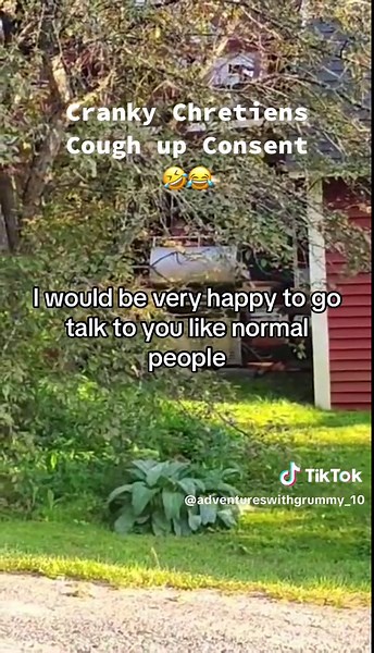 Permission granted to post! lol These people are unreal! Now they want to talk after 2 years of continued harassment. It wouldn't be safe for anyone to have a conversation with them. Heck, if they will shove the Chief of Police, build the Great Wall of Greenville, damage property and desecrate ashes, what would they do to a young mother? As if she would go over there and chat with that Motley Crew? Five against one. The man of the house was gone and they knew it so they were giving her a hard ti