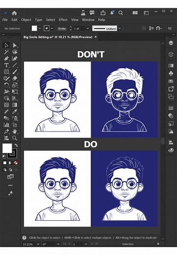 Easy Illustrator Tips: How to Properly Invert Logos for Dark Backgrounds! #adobe #illustrator #tutorial #bigsmileediting