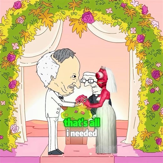 The boss's wedding scene #funny #smilingfriends #cartoon