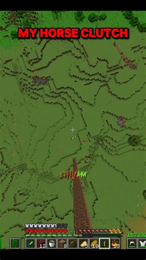 Dream Horse Clutch 💀 #minecraft