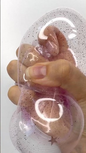 DIY CUTE STRESS BALL: Magic Nano Tape Squishy 💜🩷✨ #diy #craft #art #trending #squishy