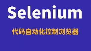 Python爬虫-Selenium自动化（代码自动化控制浏览器）