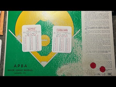 APBA Baseball 1977 replay Los Angeles at Pittsburgh May 22nd