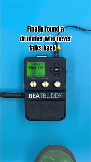 This is the BeatBuddy 10th Anniversary edition🫡 #musicianlifestyle #musicmemes #drummachine