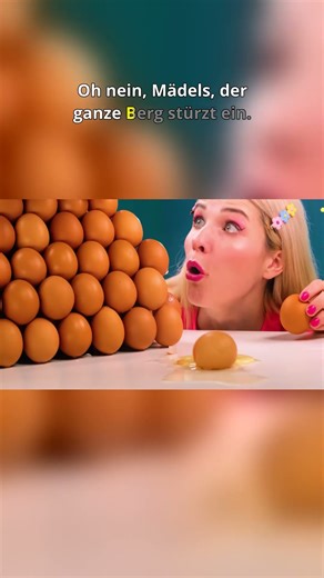 Der Eikaskade: Sehen Sie zu, wie das Chaos entfaltet wird! #ChaosEntfesselt #Eier