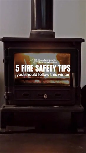 #FirePreventionFriday: Did you know that fires occur most often in the winter? 🔥❄️ This winter, be safe by following these five simple tips from our OFPC Fire and Life Safety Branch Chief, Benjamin Keller. | New York State Division of Homeland Security & Emergency Services
