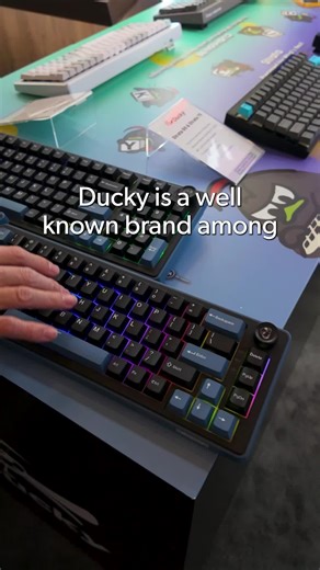 Affordable Ducky keyboards #keyboard #mechanicalkeyboards #ces